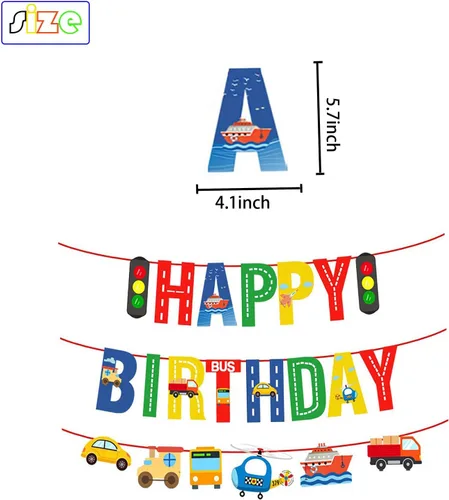 Miniatura 2 de Cartel de feliz cumpleaños de perro azul con estampado de pata de perro, decoración de fiesta de cumpleaños de perro, fiesta temática de baby
