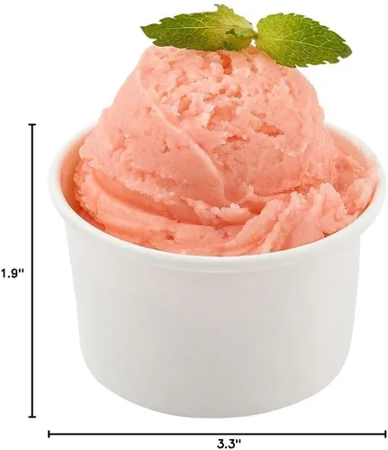 Miniatura 4 de Coppetta - Vasos de postre de 5 onzas, 50 tazas desechables para helado, tapas se venden por separado, cuencos de yogur congelado resistentes