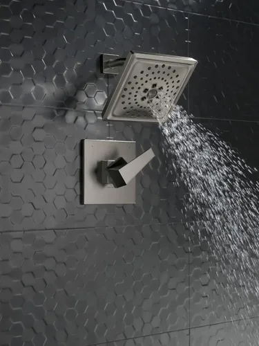 Miniatura 2 de Delta Faucet T14243-KS-PR Trillian - Bañera o ducha, mango único, acero inoxidable negro