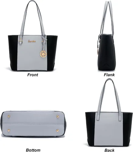 Miniatura 2 de Soperwillton - Juego de bolsas para mujer a la moda, 5