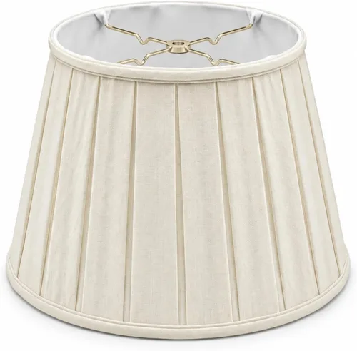 Miniatura 16 de Royal Designs, Inc. Empire English Pleat Lamp Shade, BSO-724-14BG, 10 x 14.5 x 10, Beige