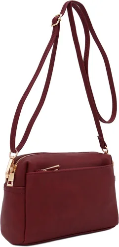 Miniatura 78 de FashionPuzzle Triple Zip Small Crossbody Bag
