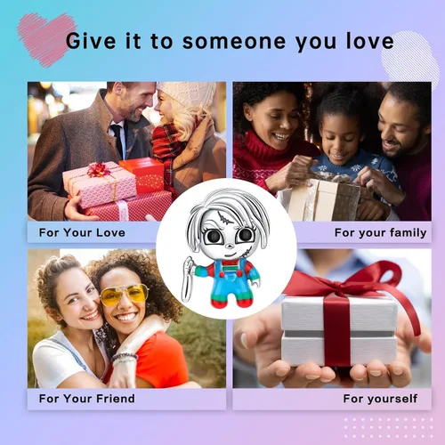Miniatura 246 de LUXILLA Abalorio de plata de ley 925 para madre, hija, abuela, para familia, amor, madre, hija, abuela, para pulseras, collares, dijes, abalorios