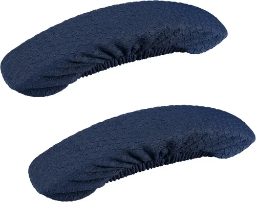 Miniatura 53 de Smiry - Fundas de asiento elásticas para silla de oficina con diseño jacquard, desmontables, lavables, antipolvo, protectores para cojines de silla