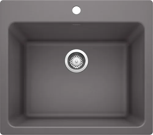 Miniatura 4 de BLANCO LIVEN SILGRANIT - Fregadero de lavandería utilitario empotrado/empotrado Blanco suave