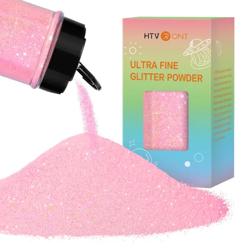Miniatura 13 de HTVRONT Polvo de Purpurina Fina Holográfica - 200g/7oz Purpurina Turquesa para Manualidades, Purpurina Ultrafina No Tóxica para Uñas, Vasos