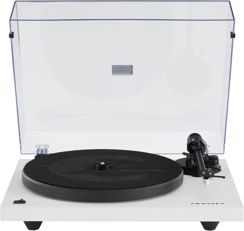 Miniatura 10 de Crosley C6B-MA tocadiscos Bluetooth con accionamiento por correa con brazo de tono ajustable, caoba Mahogany