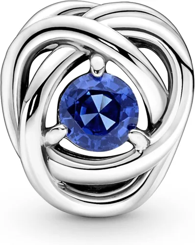 Miniatura 2 de PANDORA Dije de plata de ley con gritos azules de princesa, cristal