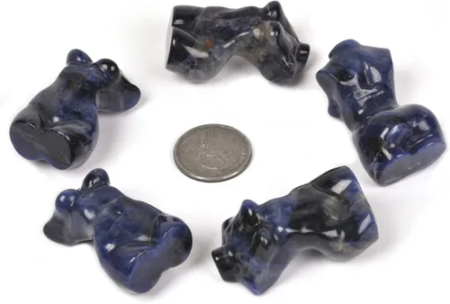 Miniatura 4 de Justinstones Sodalita - Cristal curativo modelo de diosa tallado a mano, cuerpo femenino, cuarzo, belleza, hogar, oficina, decoración de 2 pulgadas
