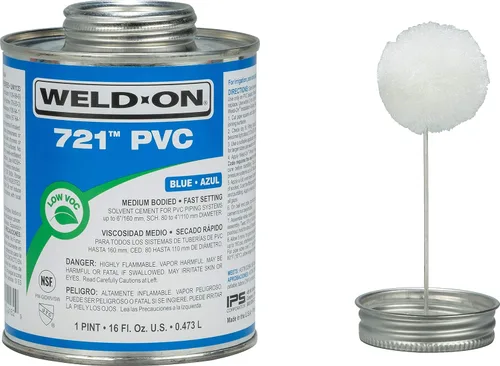 Miniatura 3 de Weld-ON 10162 721 Cemento solvente de PVC de cuerpo medio de alta resistencia, ajuste rápido y bajo contenido de compuestos orgánicos volátiles