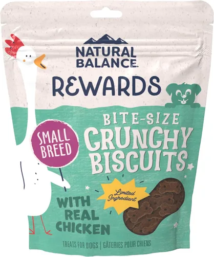 Miniatura 8 de Natural Balance Premios de Ingredientes Limitados Crujientes Galletas, Bocadillos para Perros de Tamaño de Mordida Sin Granos para Perros de Raza
