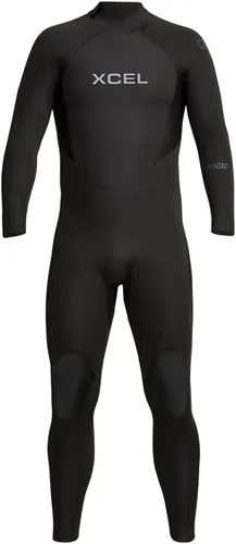 XCEL Traje de neopreno completo con cremallera trasera para hombre, fácil entrada, elástico de alto rendimiento, 4/0.118 in