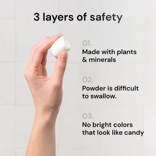 Miniatura 5 de Grab Green Cápsulas de detergente 3 en 1, 24 unidades, sin fragancia, a base de plantas y minerales, poder de limpieza superior, removedor