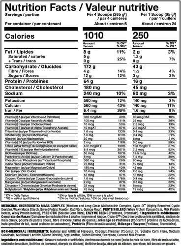Miniatura 5 de ALLMAX QUICKMASS, Vainilla, 3.5 libras, catalizador de ganancia de masa rápida, hasta 2.26 oz de proteína por porción, proporción 3:1