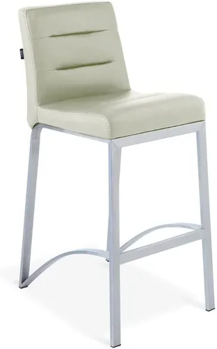Miniatura 3 de Zuri Furniture Lynx Taburete de bar contemporáneo con base de metal, color gris