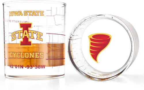 Miniatura 8 de Greenline Goods – Vasos de Whiskey de la Universidad Estatal de Michigan Spartans (Set de 2), 10 oz – Logo de Color Completo + Mapa del Campus