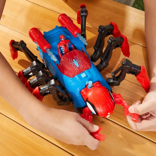 Miniatura 5 de Marvel Spider-Man Car Playset con función de explosión y figura de acción para niños a partir de 4 años