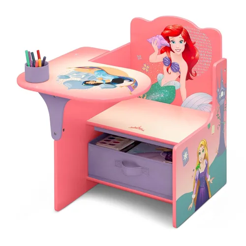 Miniatura 7 de Delta Children Escritorio con silla con contenedor de almacenamiento, ideal para artes y manualidades, merienda, educación en casa, tareas y más