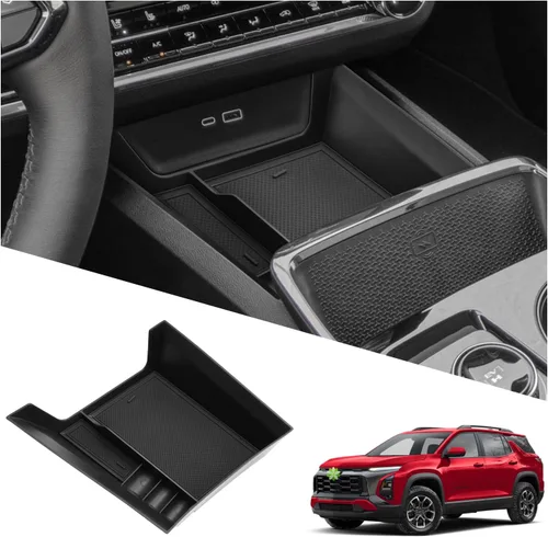 Miniatura 20 de Organizador de consola inferior compatible con Nissan Rogue (S/SL/SV/Platinum) 2021 2022 2023 2024 2025 2026 Nissan Rogue (S/SL/SV/Platinum) Bandeja