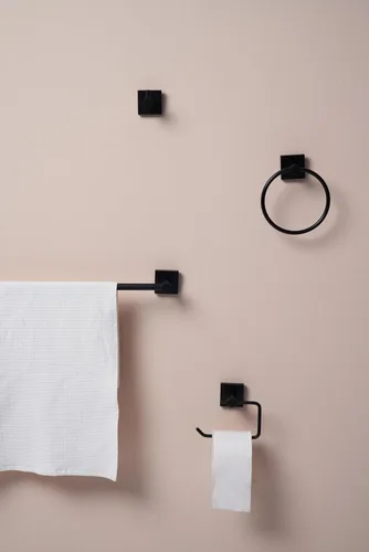 Miniatura 2 de SENTO VINTO - Juego de accesorios de baño, juego de accesorios de baño de metal resistente para montaje en pared, incluye gancho para bata, soporte