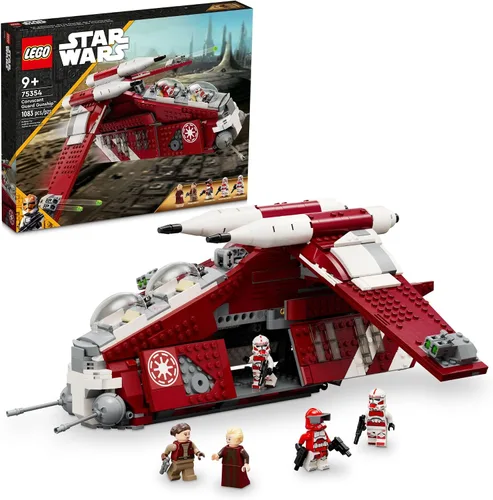 LEGO Star Wars Nave de combate Coruscant Guard 75354 Juguete para construir Star Wars para niños de 9 años, idea de regalo para fanáticos de Star