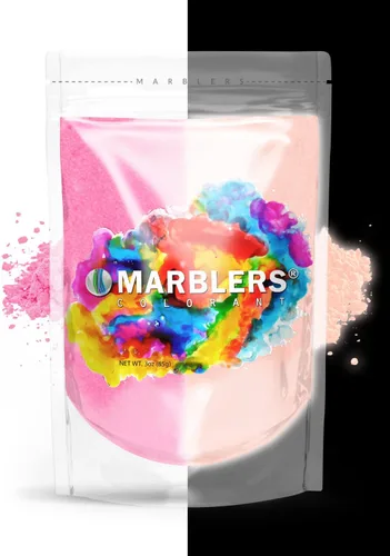 Miniatura 16 de MARBLERS - Polvo de mica que brilla en la oscuridad, pigmento brillante ultravioleta, no tóxico, libre de crueldad, tinte luminoso para luz negra