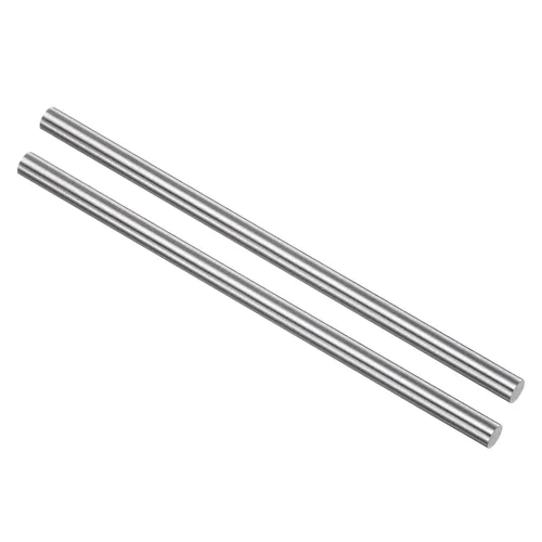Miniatura 24 de uxcell 2 piezas varillas redondas de acero, 10 mm x 60 mm de acero de alta velocidad (HSS) Barra de torno herramienta, para eje, engranaje, taladro
