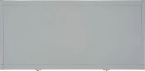 Miniatura 10 de SAFAVIEH Muebles - Escritorio Esther con 2 cajones, color gris, madera maciza, diseño de herrajes dorados glamorosos, ideal para oficina en casa