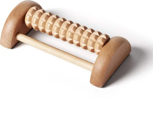 Miniatura 7 de Kanjo Acupressure Foot Pain Relief Multi-Roller – Rodillo de madera de doble pie – Alivia la fascitis plantar, el dolor de talón y arco – Promueve