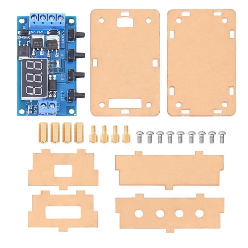 Miniatura 4 de Módulo de relé de retardo de temporizador programable DC 5V-36V Interruptor temporizador de ciclo ajustable de encendido/apagado con salida MOS dual