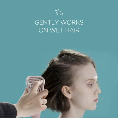 Miniatura 4 de Cepillo mágico para desenredar y masaje del cuero cabelludo, cerdas flexibles para cabello húmedo y seco sin nudos, cuidado profesional para adultos