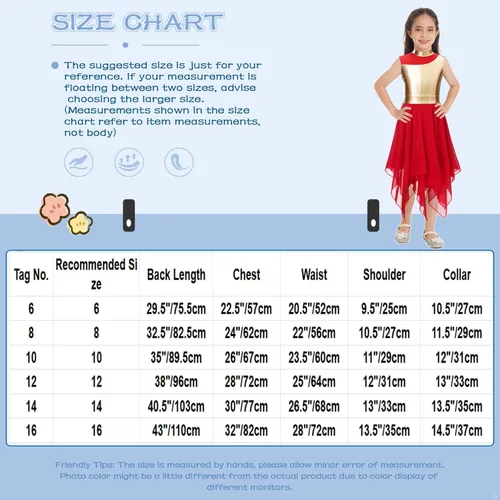 Miniatura 7 de Vestido de baile lírico para niñas y niñas, disfraz de celebración litúrgica, bata de iglesia