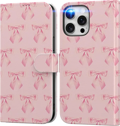 Miniatura 85 de DEENAKIN Funda tipo cartera para iPhone 15 con tarjetero + clip para efectivo, bloqueo RFID, protección contra caídas de grado militar y obras