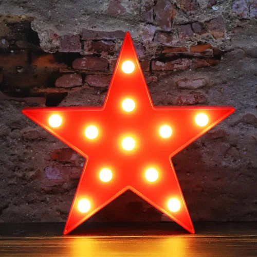 Miniatura 8 de Luz nocturna LED de marquesina, funciona con pilas, lámpara de mesa de escritorio en forma de estrella para niños, bebé, niño, regalo de niña, Azul