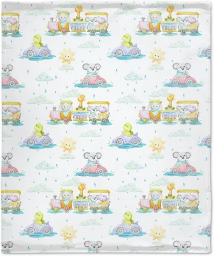 Miniatura 18 de Bonita manta de franela de elefante, ultra suave y acogedora, manta de forro polar ligera y mullida, manta de felpa cálida para sofá, cama, 30 x 40