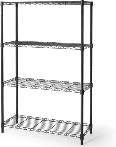 Miniatura 12 de Fencer Wire NSF Estantería de alambre de altura ajustable con forro, estantería de almacenamiento de sótano, estantes de almacenamiento de acero