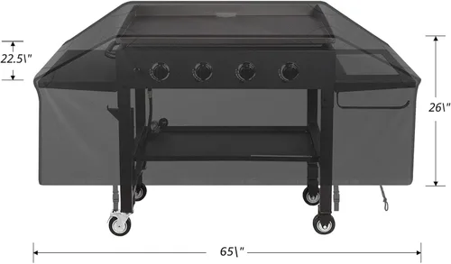 Miniatura 8 de iCOVER - Cubierta de parrilla de 36 pulgadas para Blackstone, impermeable, ligera, de poliéster, protección para parrilla, cubierta de parrilla