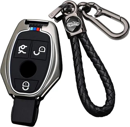 Miniatura 10 de ontto Funda para llavero para Mercedes-Benz Clase B C E S G M V Clase CLA