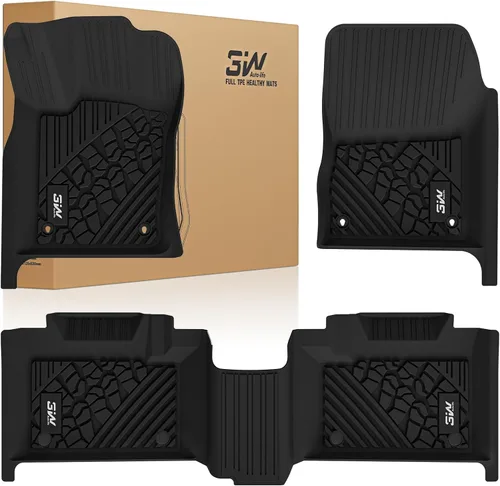 Miniatura 17 de 3W Alfombrillas de Piso Compatibles con Jeep Grand Cherokee 2016-2021/ Grand Cherokee WK 2022 2023/ Dodge Durango 2016-2021
