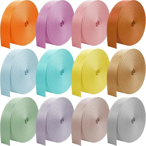 Miniatura 8 de 12 rollos de correas de nailon de 1 pulgada, 1.5 pulgadas, 2 pulgadas, correas de nailon para mochila, correa de nailon, 10 25 50 3.3 yardas