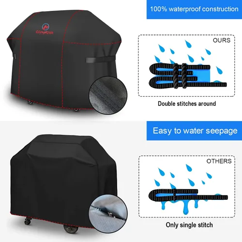 Miniatura 9 de Comnova Cubierta para Parrilla de 30 Pulgadas - 7105 Cubiertas de BBQ para Parrilla de Gas Weber Spirit 210 Resistente e Impermeable, Cubierta