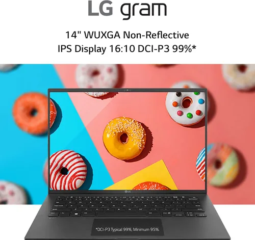 Miniatura 6 de LG gram (2022) 14Z90Q - Laptop ultraligera, pantalla IPS de 14 pulgadas (1920 x 1200), procesador Intel Evo 12ª generación i7 1260P, 32 GB LPDDR5