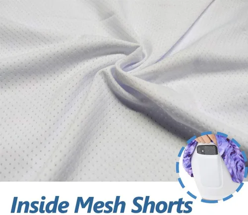 Miniatura 7 de HonourSex Faldas de golf para mujer con bolsillos, faldas de tenis con pantalones cortos, pantalones cortos, ropa deportiva, senderismo