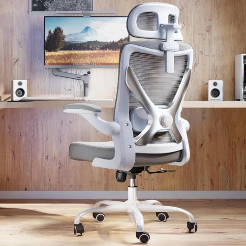 Miniatura 9 de Silla ergonómica de oficina Ergalithic - Sillas de escritorio para computadora, cómodas, de malla, con respaldo alto, silla de gaming con soporte