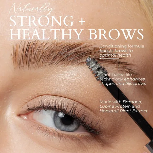 Miniatura 2 de Fitglow Beauty - Gel natural de proteínas vegetales para cejas Vegano, belleza limpia propiedad de una mujer (transparente)