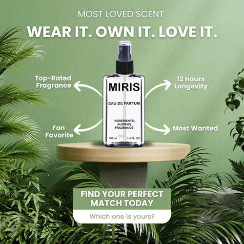 Miniatura 5 de MIRIS Feromonas - Perfume para hombres y mujeres, 3.4 fl oz (100 ml)