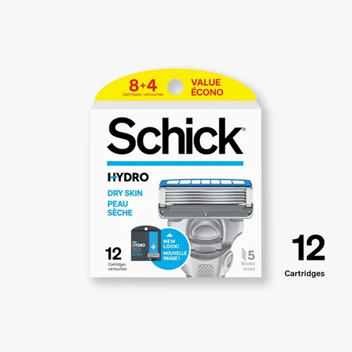 Miniatura 3 de Schick Hydro 5 Recambios para cuchilla de afeitar con recortador, rellenos, 12