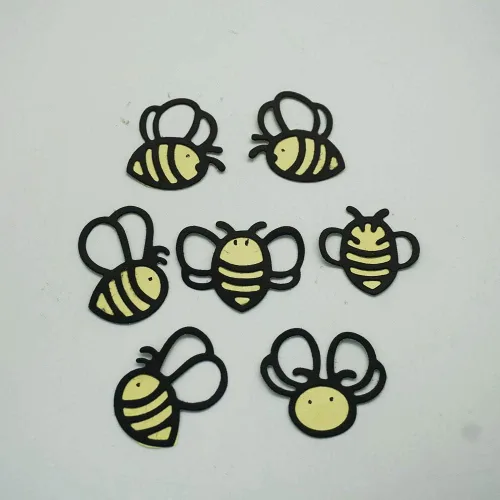 Miniatura 4 de Troqueles de corte de metal para festival de abejas, plantillas de estampado de decoración de primavera para álbumes de recortes, álbum de fotos