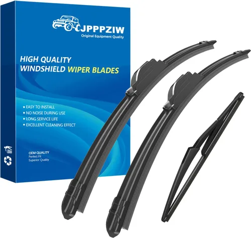 Miniatura 17 de CJPPPZIW® Limpiaparabrisas de repuesto para Toyota FJ Cruiser 2007, 2008, 2009, 2010, 2011, 2012, 2013, 2014, calidad de fabricante original