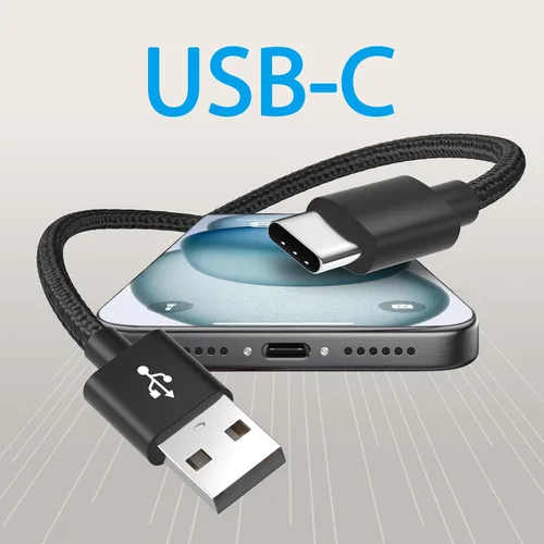 Miniatura 2 de Paquete de 2 cables de carga USB-C de 6 pies para Motorola Moto G Fast/G Power/G Pure/G Stylus 5G, Moto G9 G8 G7, G7 Play, G7 Plus, G7 Power G6, G6